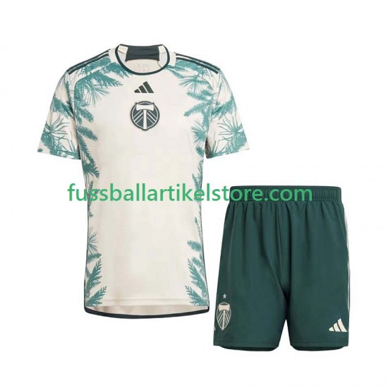 Portland Timbers Auswärtsausrüstung 2024 Kinder Set(Trikot und Hose) S/S