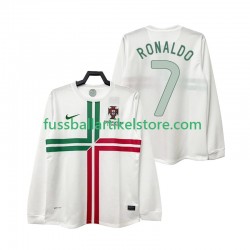 Portugal Auswärtsausrüstung Cristiano Ronaldo 7 Retro 2012 Herren Trikot L/S