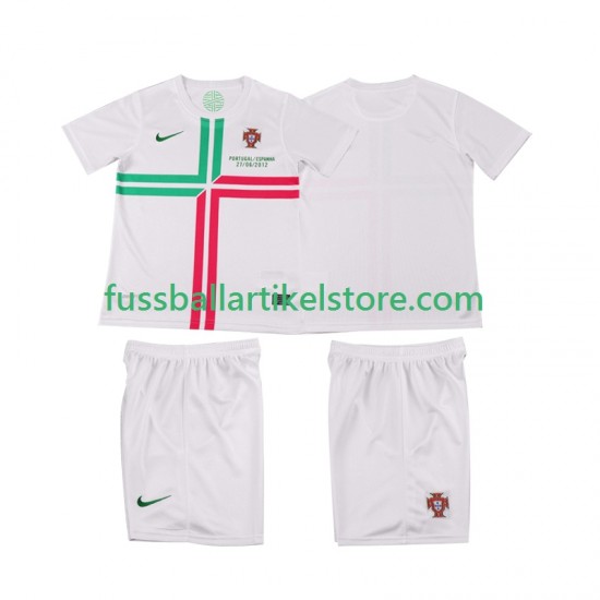 Portugal Auswärtsausrüstung Retro 2012 Kinder Set(Trikot und Hose) S/S