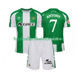 Betis Sevilla Heimausrüstung Antony 7 2025-2026 Kinder Set(Trikot und Hose) S/S