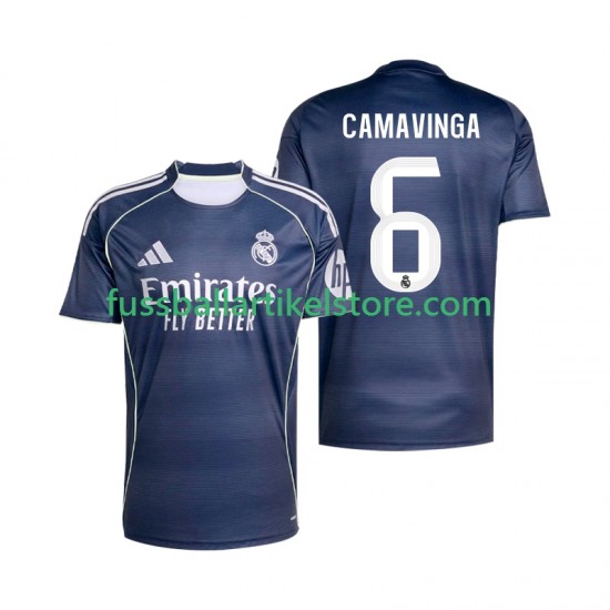 Real Madrid Auswärtsausrüstung Camavinga 6 2025-2026 Herren Trikot S/S