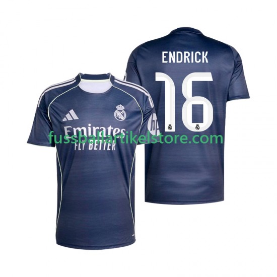 Real Madrid Auswärtsausrüstung Endrick 16 2025-2026 Herren Trikot S/S