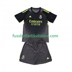 Real Madrid Ausweichausrüstung Torwart 2025-2026 Kinder Set(Trikot und Hose) S/S