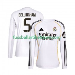 Real Madrid Heimausrüstung Jude Bellingham 5 2025-2026 Herren Trikot L/S