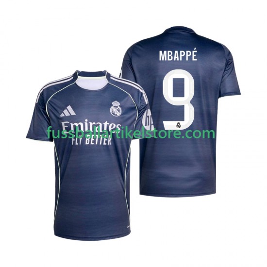 Real Madrid Auswärtsausrüstung Mbappé Kylian 9 2025-2026 Herren Trikot S/S