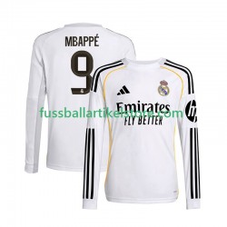 Real Madrid Heimausrüstung Mbappé Kylian 9 2025-2026 Herren Trikot L/S
