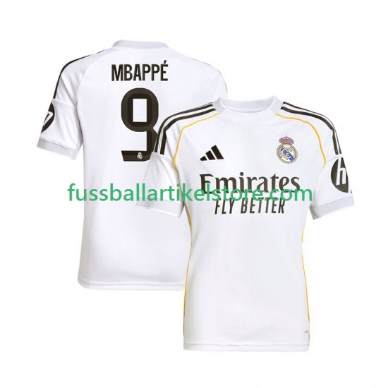 Real Madrid Heimausrüstung Mbappé Kylian 9 2025-2026 Herren Trikot S/S