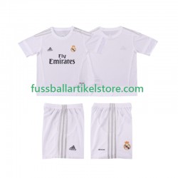 Real Madrid Heimausrüstung Retro 2015 2016 Kinder Set(Trikot und Hose) S/S