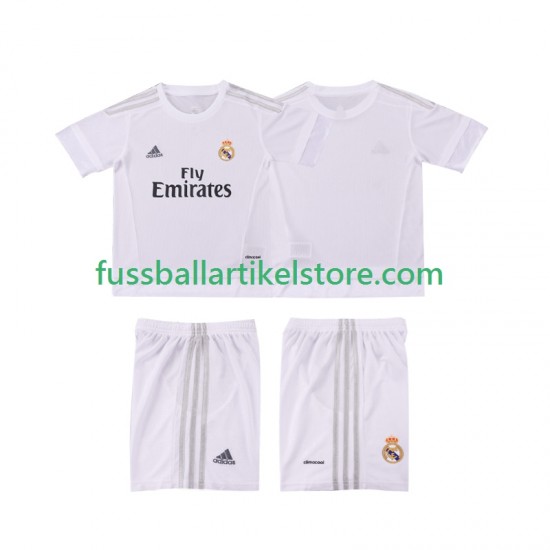 Real Madrid Heimausrüstung Retro 2015 2016 Kinder Set(Trikot und Hose) S/S