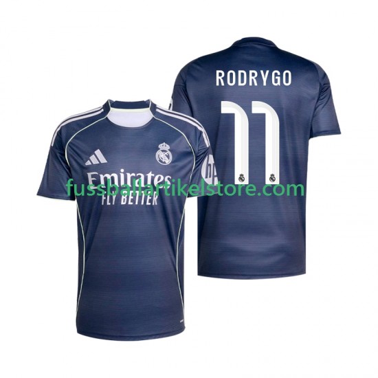 Real Madrid Auswärtsausrüstung Rodrygo 11 2025-2026 Herren Trikot S/S