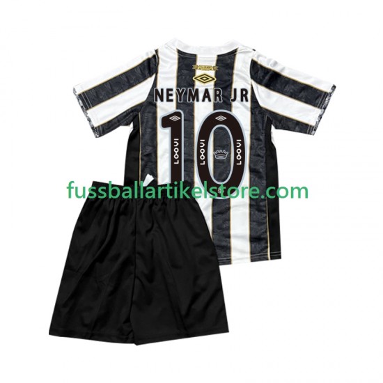Santos Auswärtsausrüstung Neymar JR 10 2025-2026 Kinder Set(Trikot und Hose) S/S