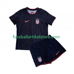 USA Auswärtsausrüstung 2025 Kinder Set(Trikot und Hose) S/S