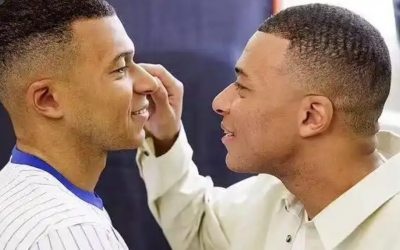 Mbappé war von seiner Wachsfigur beeindruckt