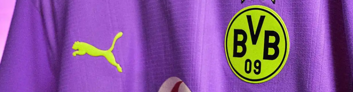 Neues Trikot von Dortmund präsentiert sich in modernem Violett