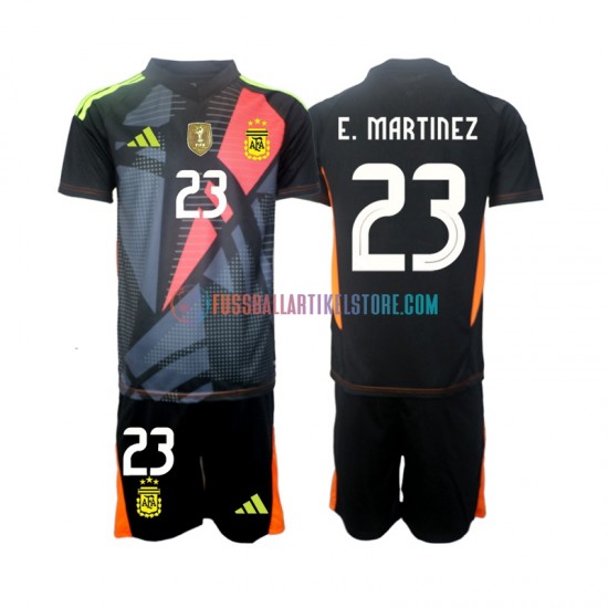 Argentinien Heimausrüstung Torwart Emiliano Martinez 23 2024 Kinder Set(Trikot und Hose) S/S