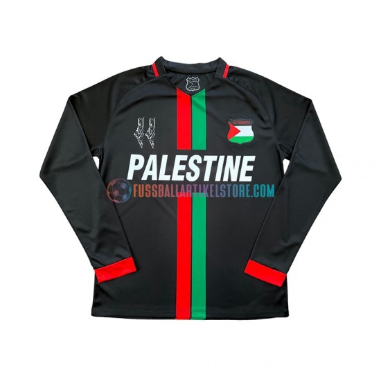 Club Deportivo Palestino Heimausrüstung Center Stripre 2024-2025 Herren Trikot L/S