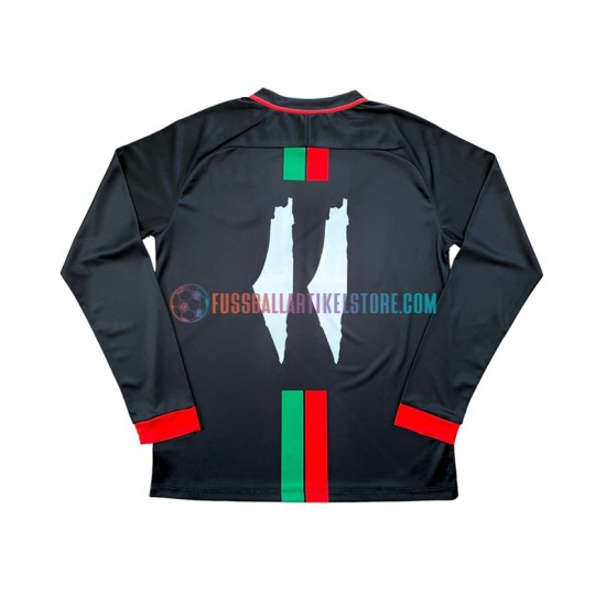 Club Deportivo Palestino Heimausrüstung Center Stripre 2024-2025 Herren Trikot L/S