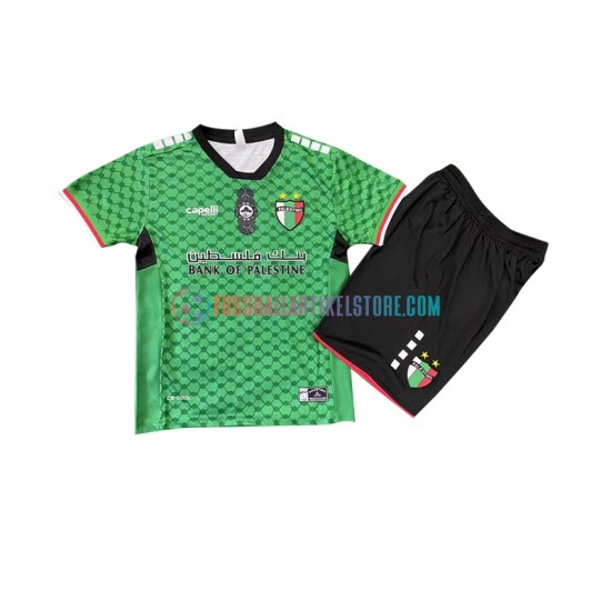 Club Deportivo Palestino Auswärtsausrüstung Torwart 2024-2025 Kinder Set(Trikot und Hose) S/S