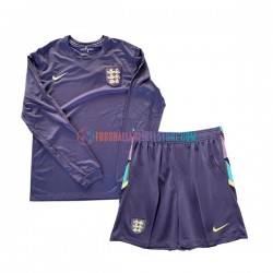 England Auswärtsausrüstung Euro 2024 Kinder Set(Trikot und Hose) L/S