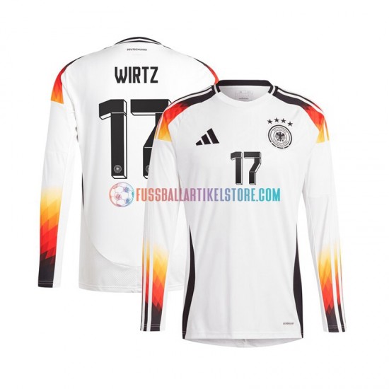 Deutschland Heimausrüstung Florian Wirtz 17 Euro 2024 Herren Trikot L/S