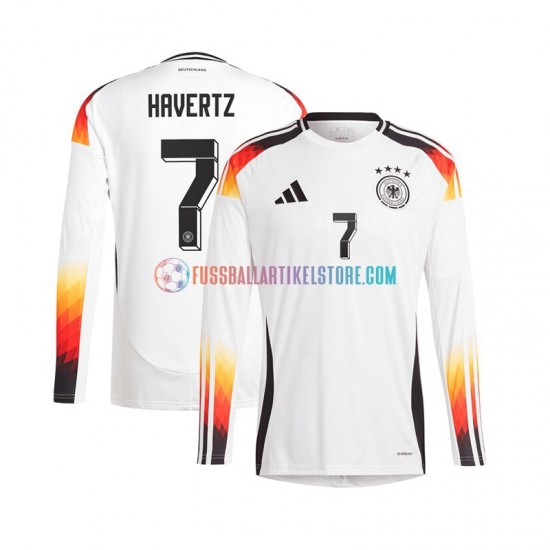 Deutschland Heimausrüstung Havertz 7 Euro 2024 Herren Trikot L/S