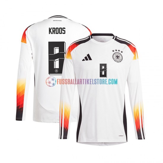 Deutschland Heimausrüstung Toni Kroos 8 Euro 2024 Herren Trikot L/S