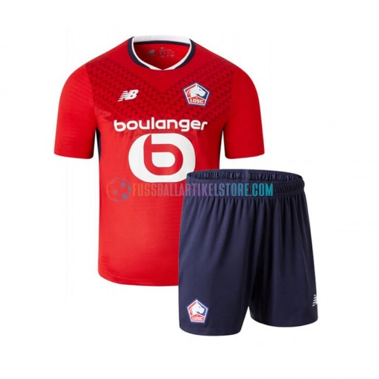 OSC Lille Heimausrüstung 2024-2025 Kinder Set(Trikot und Hose) S/S