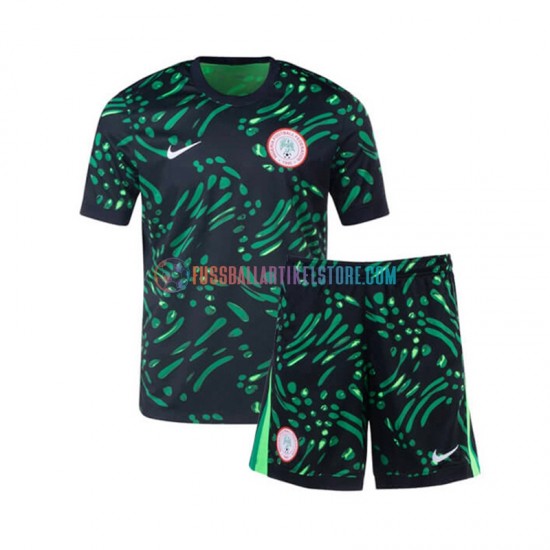 Nigeria Auswärtsausrüstung 2024 Kinder Set(Trikot und Hose) S/S