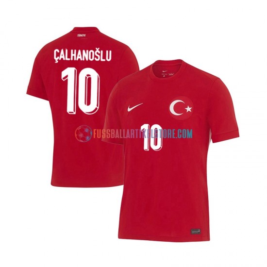 Türkei Auswärtsausrüstung Hakan Calhanoglu 10 Euro 2024 Herren Trikot S/S