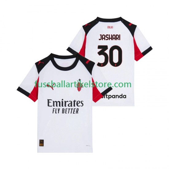 AC Mailand Auswärtsausrüstung Ardon Jashari 30 2025-2026 Herren Trikot S/S