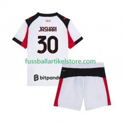 AC Mailand Auswärtsausrüstung Ardon Jashari 30 2025-2026 Kinder Set(Trikot und Hose) S/S