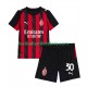 AC Mailand Heimausrüstung Ardon Jashari 30 2025-2026 Kinder Set(Trikot und Hose) S/S
