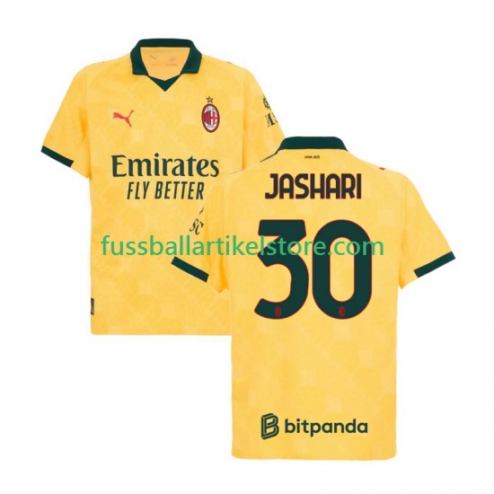 AC Mailand Ausweichausrüstung Ardon Jashari 30 2025-2026 Herren Trikot S/S