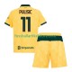 AC Mailand Ausweichausrüstung Christian Pulisic 11 2025-2026 Kinder Set(Trikot und Hose) S/S