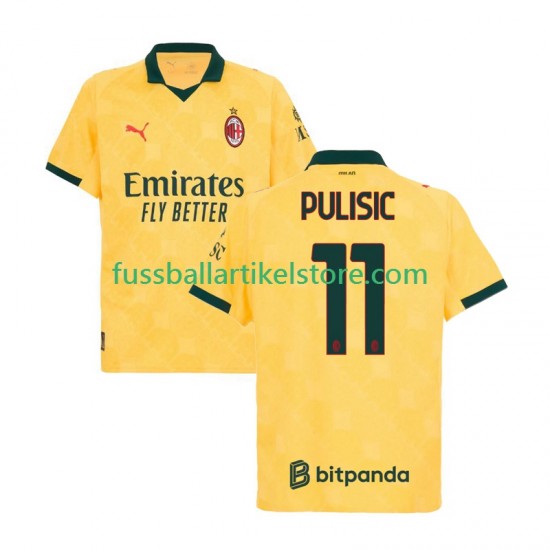 AC Mailand Ausweichausrüstung Christian Pulisic 11 2025-2026 Herren Trikot S/S