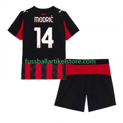 AC Mailand Heimausrüstung Modrić Luca 14 2025-2026 Kinder Set(Trikot und Hose) S/S