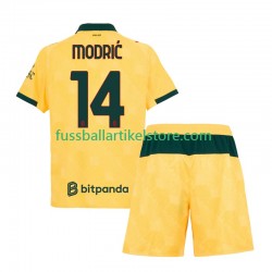 AC Mailand Ausweichausrüstung Modrić Luca 14 2025-2026 Kinder Set(Trikot und Hose) S/S