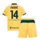 AC Mailand Ausweichausrüstung Modrić Luca 14 2025-2026 Kinder Set(Trikot und Hose) S/S