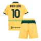 AC Mailand Ausweichausrüstung Rafael Leao 10 2025-2026 Kinder Set(Trikot und Hose) S/S