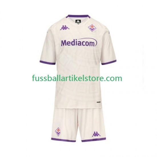 AC Florenz Auswärtsausrüstung 2025-2026 Kinder Set(Trikot und Hose) S/S