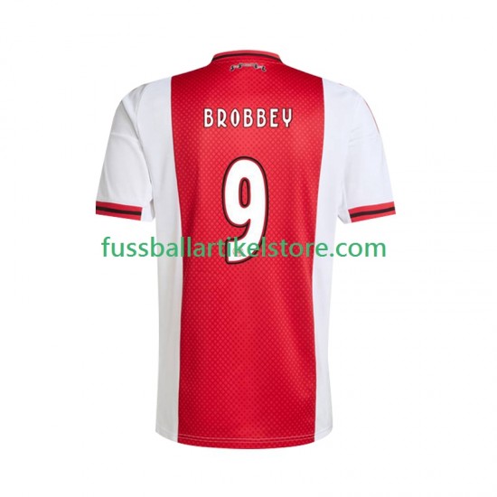 Ajax Amsterdam Heimausrüstung Brian Brobbey 9 2025-2026 Herren Trikot S/S
