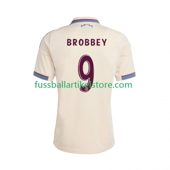 Ajax Amsterdam Ausweichausrüstung Brian Brobbey 9 2025-2026 Herren Trikot S/S