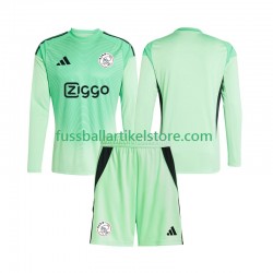 Ajax Amsterdam Heimausrüstung Torwart 2025-2026 Kinder Set(Trikot und Hose) L/S