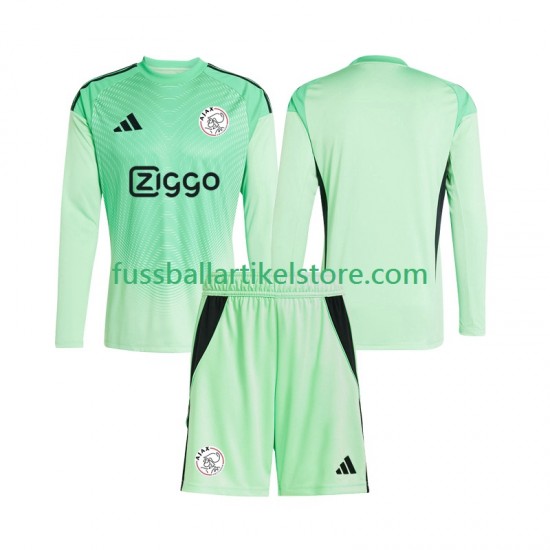 Ajax Amsterdam Heimausrüstung Torwart 2025-2026 Kinder Set(Trikot und Hose) L/S