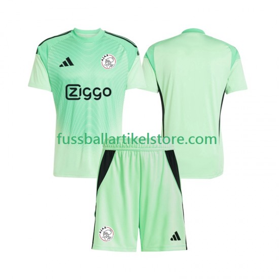 Ajax Amsterdam Heimausrüstung Torwart 2025-2026 Kinder Set(Trikot und Hose) S/S