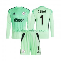 Ajax Amsterdam Heimausrüstung Torwart Vitezslav Jaros 1 2025-2026 Kinder Set(Trikot und Hose) L/S