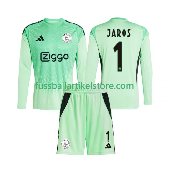 Ajax Amsterdam Heimausrüstung Torwart Vitezslav Jaros 1 2025-2026 Kinder Set(Trikot und Hose) L/S