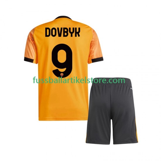 AS Rom Auswärtsausrüstung Artem Dovbyk 9 2025-2026 Kinder Set(Trikot und Hose) S/S