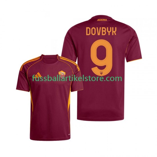 AS Rom Heimausrüstung Artem Dovbyk 9 2025-2026 Herren Trikot S/S