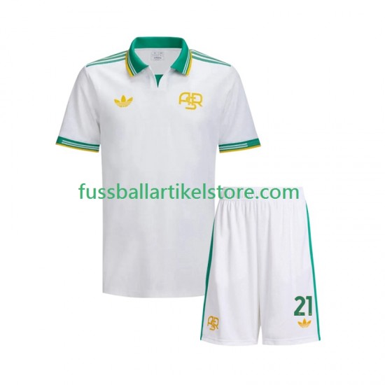 AS Rom Ausweichausrüstung Dybala 21 2025-2026 Kinder Set(Trikot und Hose) S/S